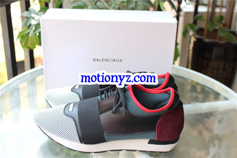 Balenciaga Race Runner Sneaker White Black